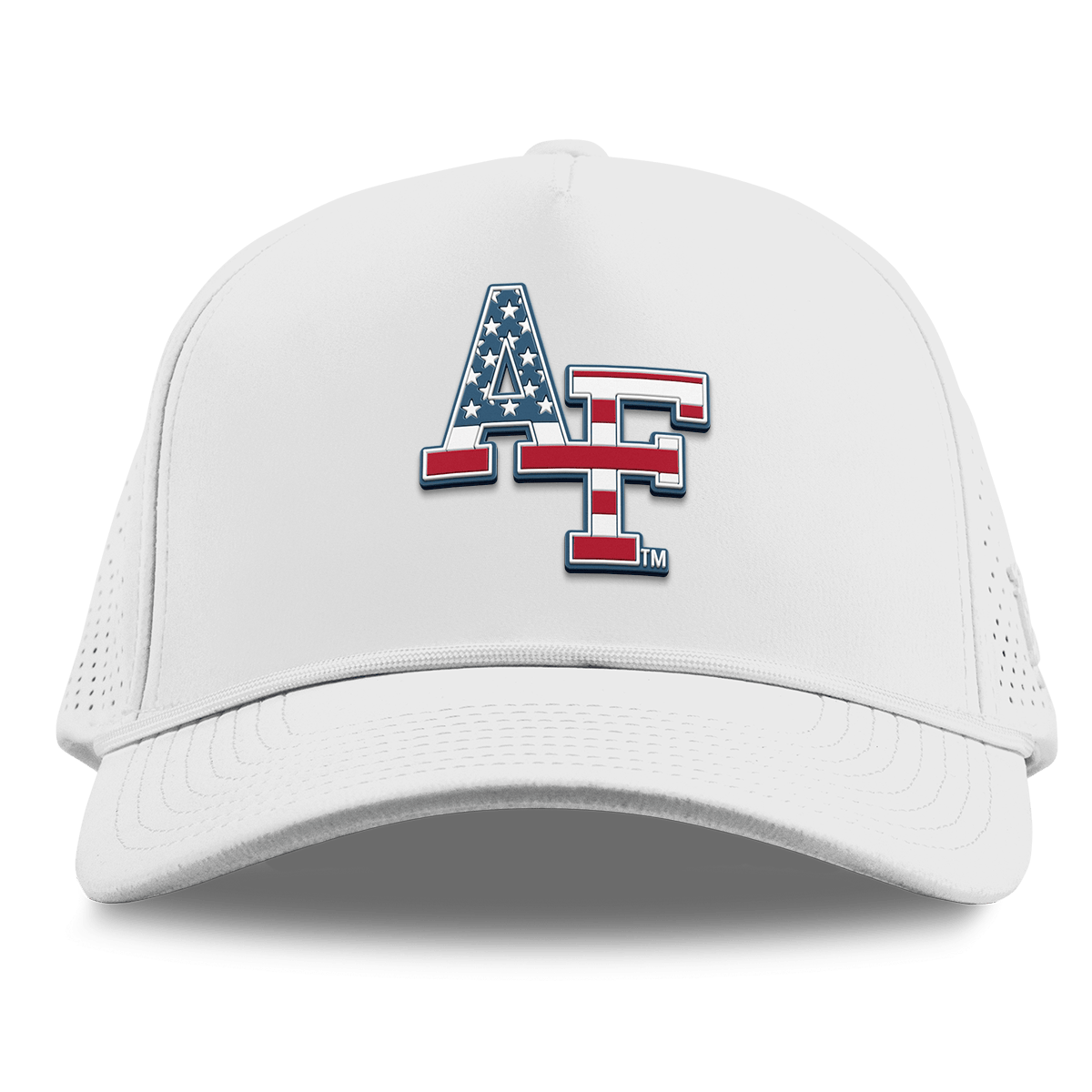Air Force Academy "Air Force Stars & Stripes" Curved Elite XGen™ 5 Panel Rope White
