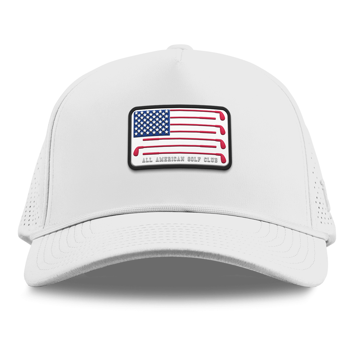 All American Golf Club Curved Elite XGen™ 5 Panel Rope White