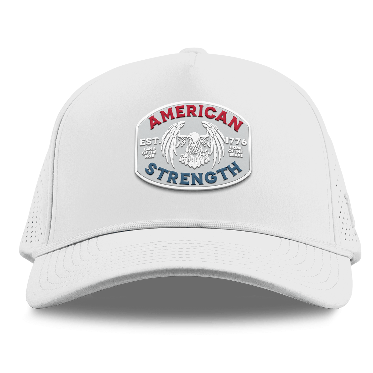 American Strength USA Curved Elite XGen™ 5 Panel Rope White