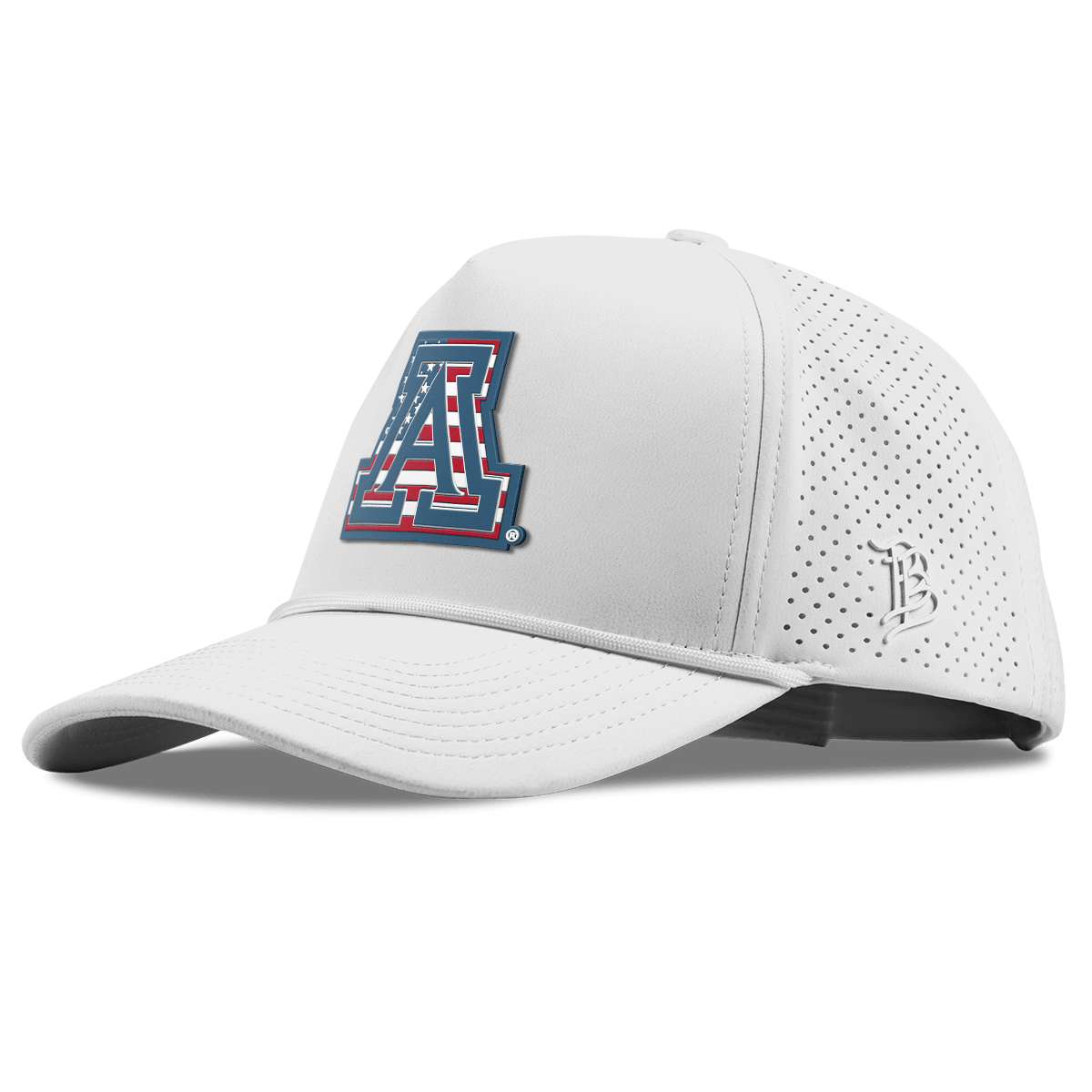 University of Arizona "Arizona Stars & Stripes" Curved Elite XGen™ 5 Panel Rope White