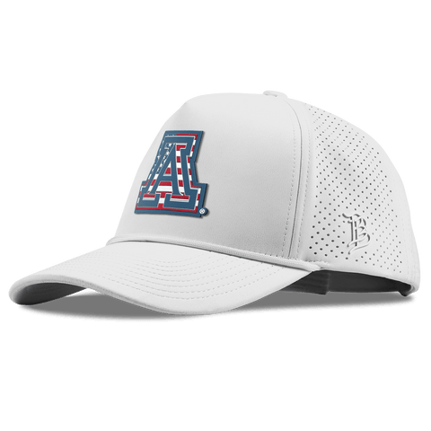 University of Arizona "Arizona Stars & Stripes" Curved Elite XGen™ 5 Panel Rope White