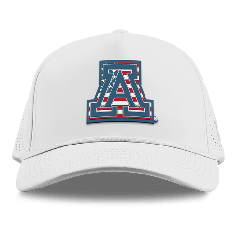 University of Arizona "Arizona Stars & Stripes" Curved Elite XGen™ 5 Panel Rope White