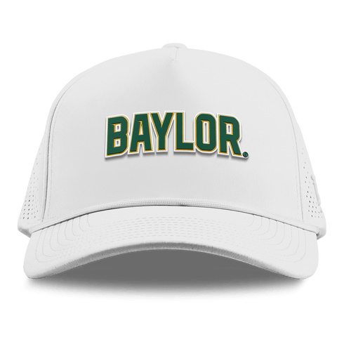 Baylor University "Baylor Block" Curved Elite XGen™ 5 Panel Rope White