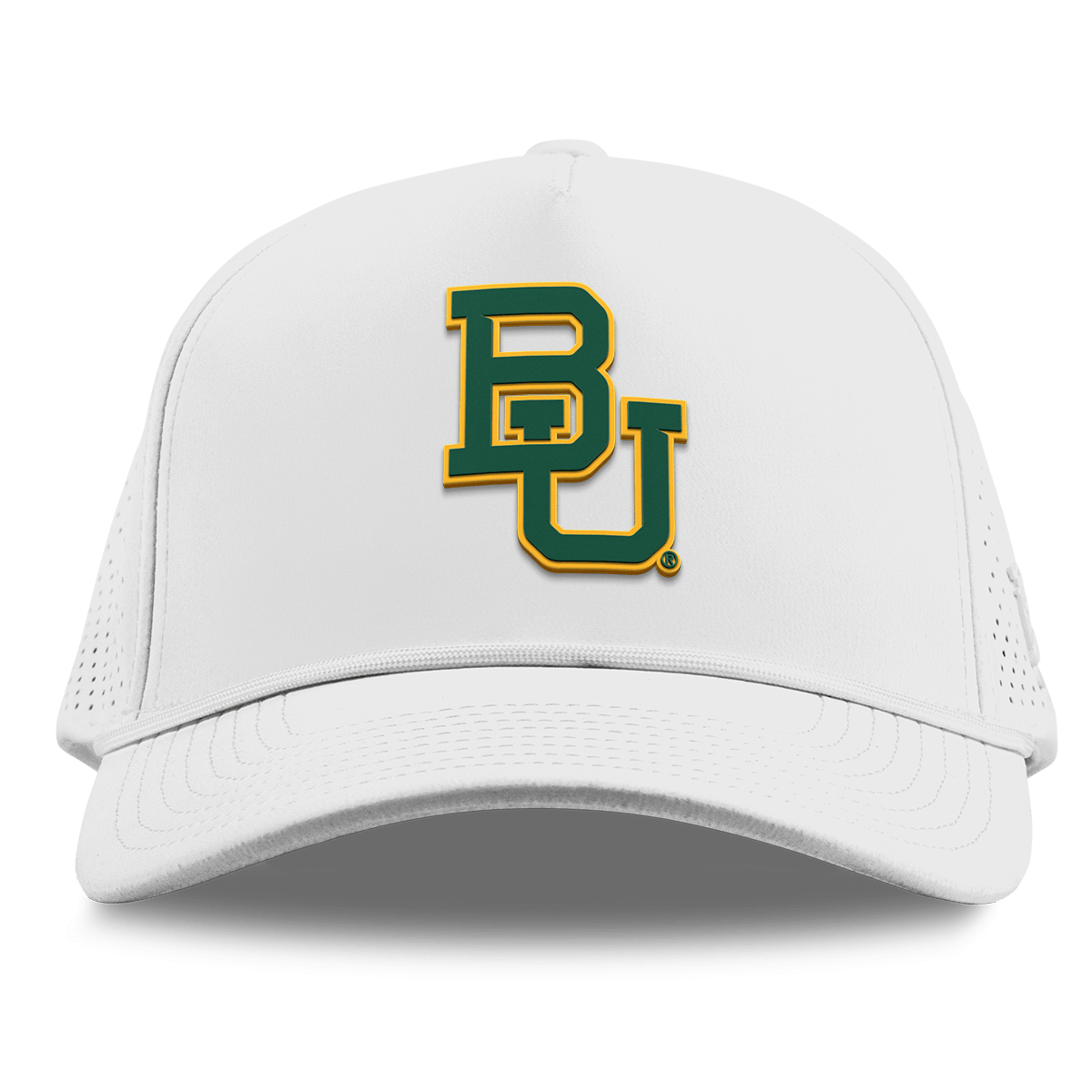 Baylor University "Baylor Team Logo" Curved Elite XGen™ 5 Panel Rope White