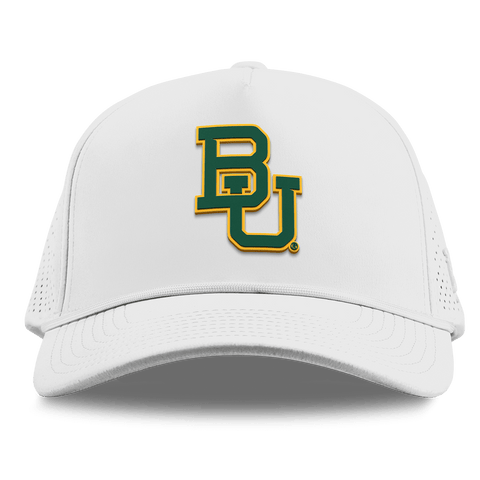 Baylor University "Baylor Team Logo" Curved Elite XGen™ 5 Panel Rope White