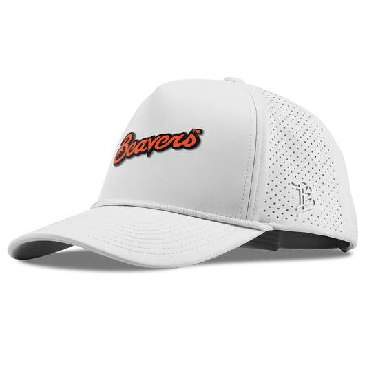 Oregon State University "Beavers Script" Curved Elite XGen™ 5 Panel Rope White