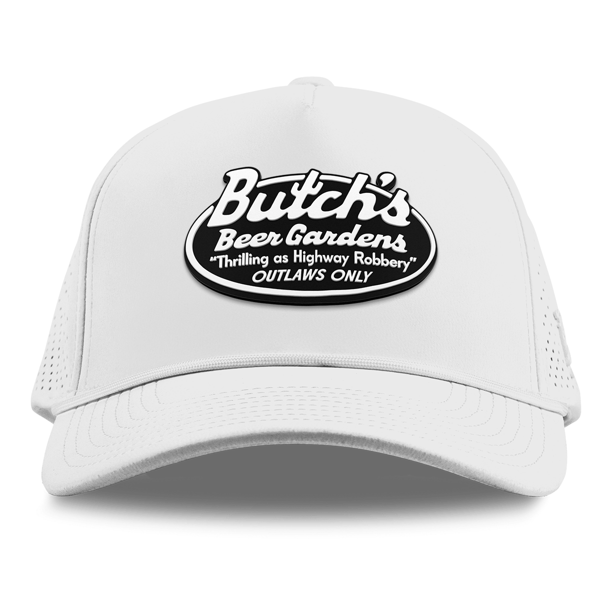 Butch’s Beer Garden Curved Elite XGen™ 5 Panel Rope White