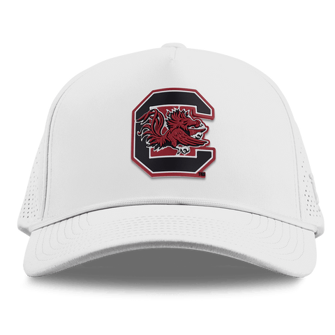 University of South Carolina "Gamecocks Garnet" Curved Elite XGen™ 5 Panel Rope White
