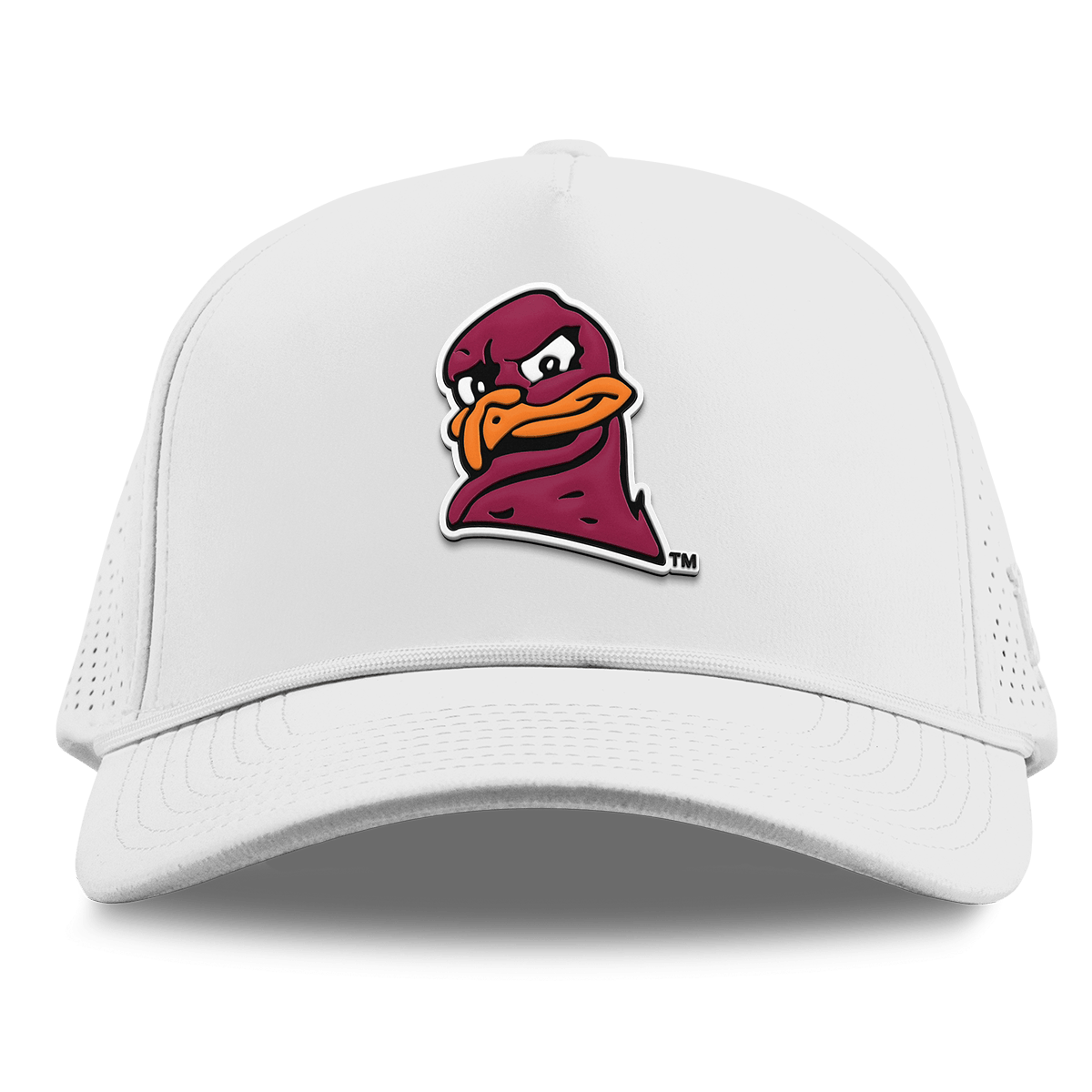 Virginia Tech University "HokieBird" Curved Elite XGen™ 5 Panel Rope White