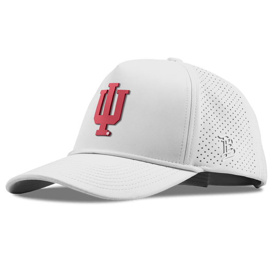Indiana University "Indiana Team Logo" Curved Elite XGen™ 5 Panel Rope White