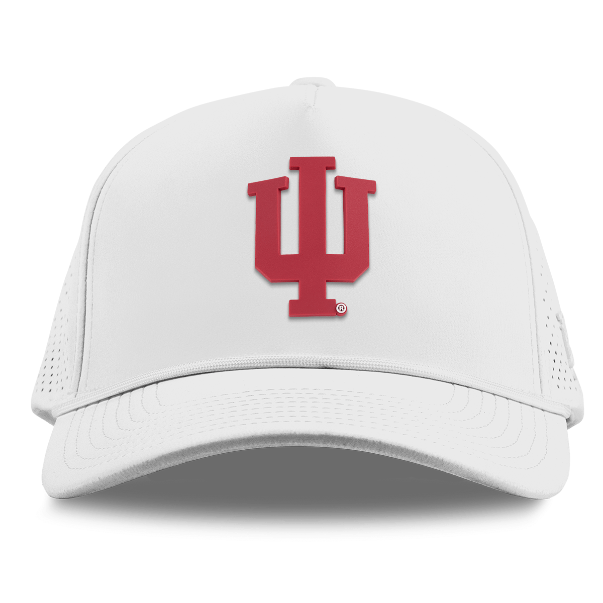 Indiana University "Indiana Team Logo" Curved Elite XGen™ 5 Panel Rope White