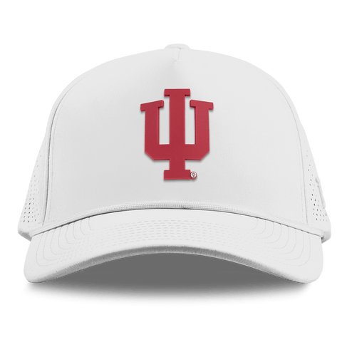 Indiana University "Indiana Team Logo" Curved Elite XGen™ 5 Panel Rope White
