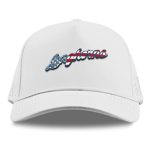 University of Texas "Longhorns Stars & Stripes" Curved Elite XGen™ 5 Panel Rope White