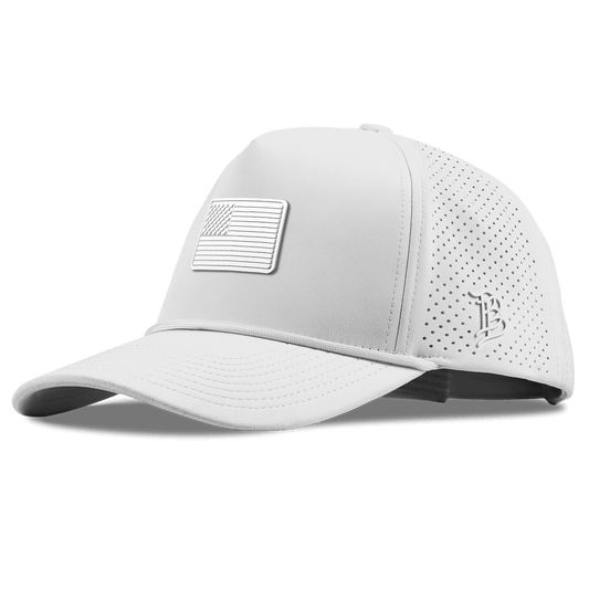Mini Stealth Old Glory  Curved Elite XGen™ 5 Panel Rope White