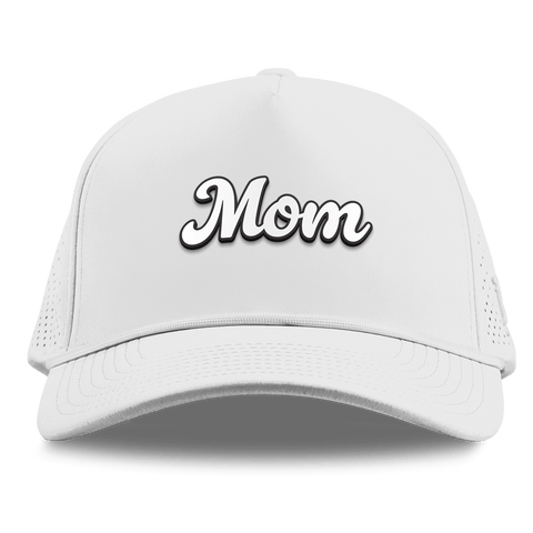 Mom Script Curved Elite XGen™ 5 Panel Rope White