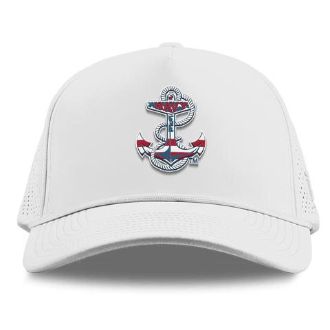 Naval Academy "Navy Stars & Stripes" Curved Elite XGen™ 5 Panel Rope White