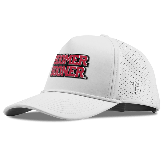 University of Oklahoma "Oklahoma Block" Curved Elite XGen™ 5 Panel Rope White