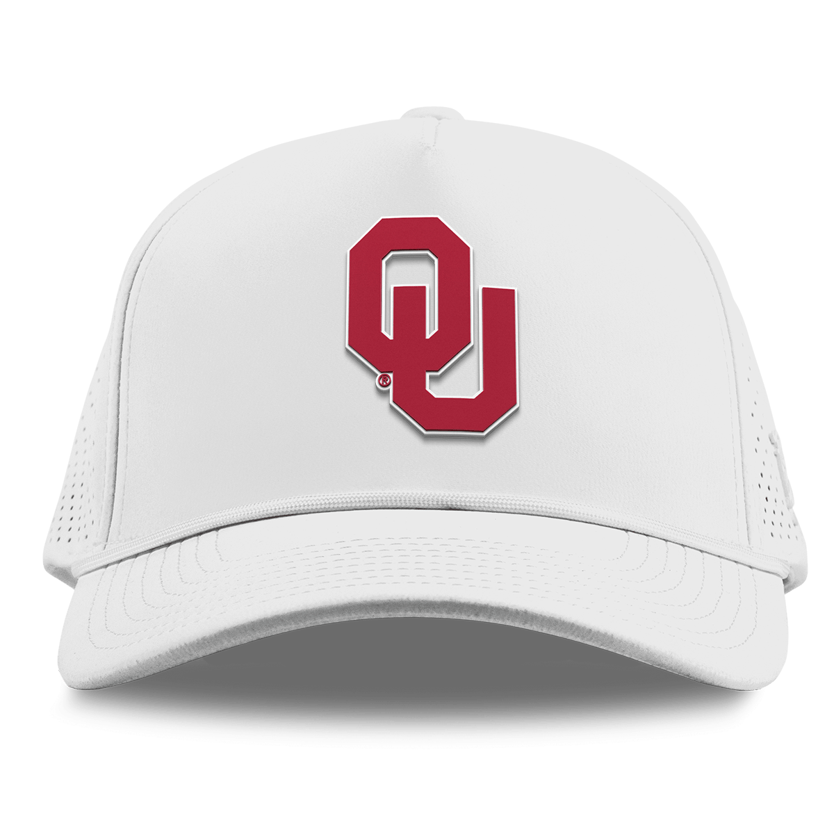 University of Oklahoma "Oklahoma Team Logo" Curved Elite XGen™ 5 Panel Rope White