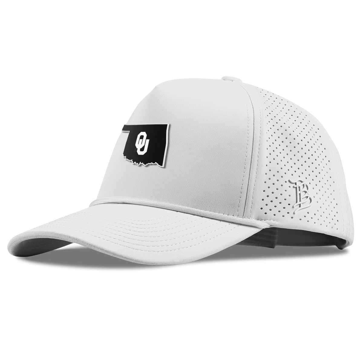 University of Oklahoma "Oklahoma Vintage Series" Curved Elite XGen™ 5 Panel Rope White