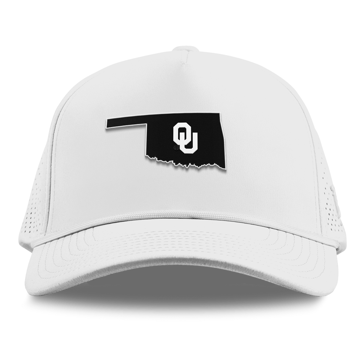 University of Oklahoma "Oklahoma Vintage Series" Curved Elite XGen™ 5 Panel Rope White