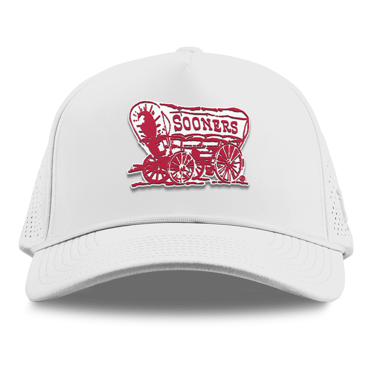 University of Oklahoma "Sooner Schooner" Curved Elite XGen™ 5 Panel Rope White