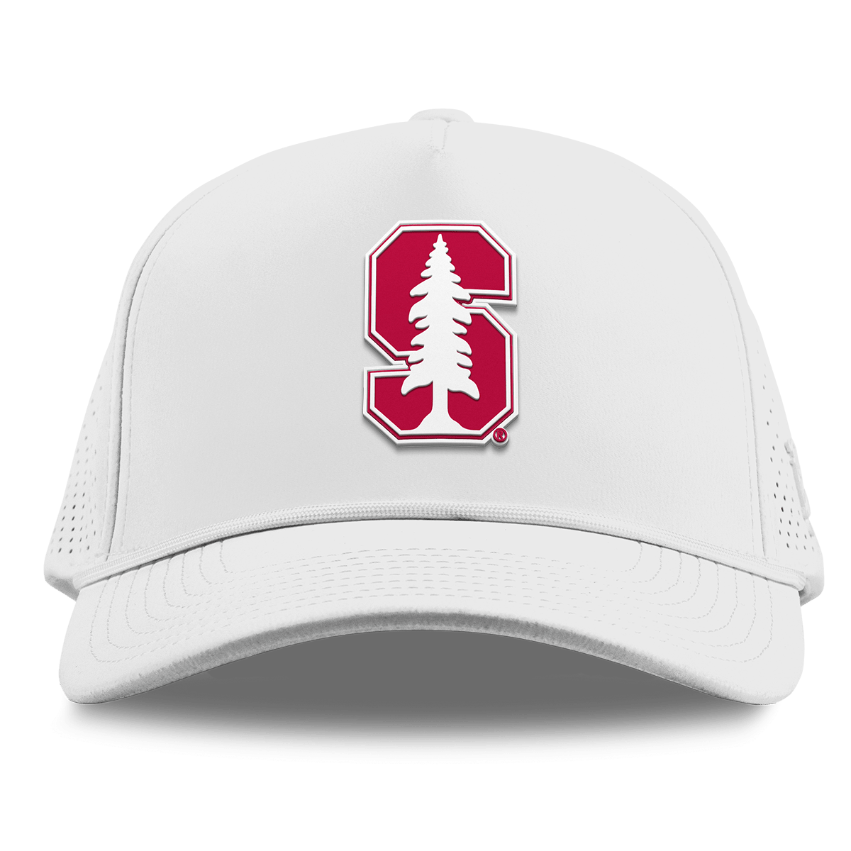Stanford University "Stanford Team Logo" Curved Elite XGen™ 5 Panel Rope White