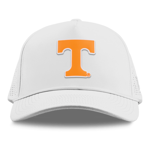 University of Tennessee "Tennessee Block" Curved Elite XGen™ 5 Panel Rope White