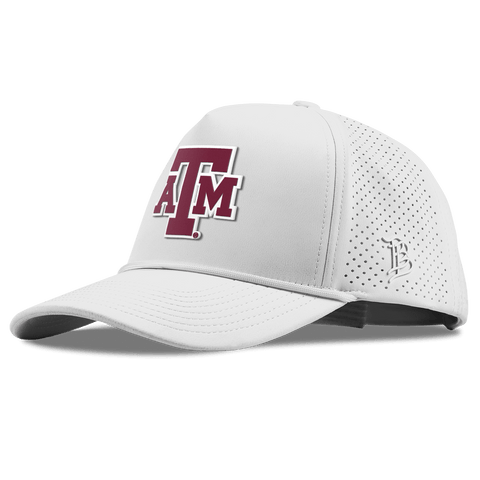 Texas A&M University "Texas A&M Block" Curved Elite XGen™ 5 Panel Rope White