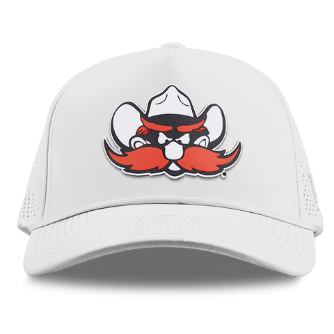 Texas Tech University "Texas Tech Raider" Red Curved Elite XGen™ 5 Panel Rope White