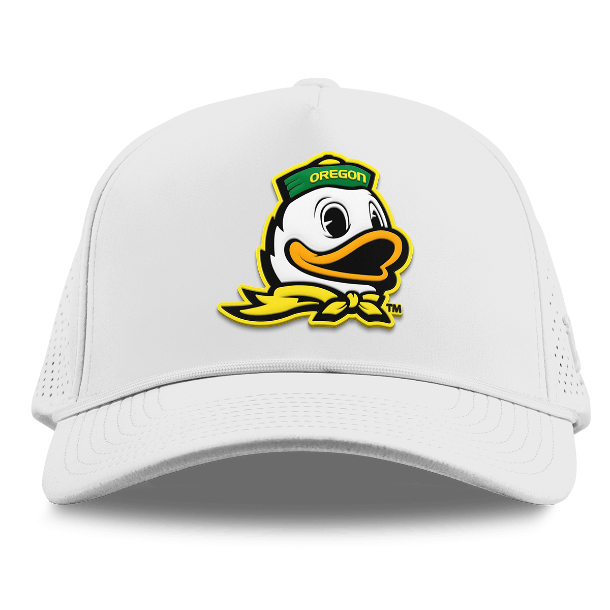 University of Oregon "The Duck" Curved Elite XGen™ 5 Panel Rope White
