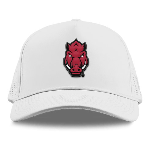 University of Arkansas "Tusk" Curved Elite XGen™ 5 Panel Rope White