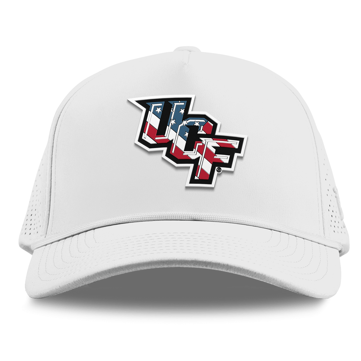 University of Central Florida "UCF Stars & Stripes" Curved Elite XGen™ 5 Panel Rope White