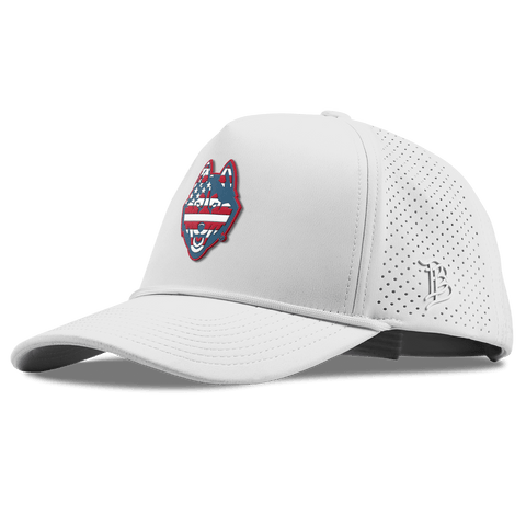 University of Connecticut "UConn Stars & Stripes" Curved Elite XGen™ 5 Panel Rope White