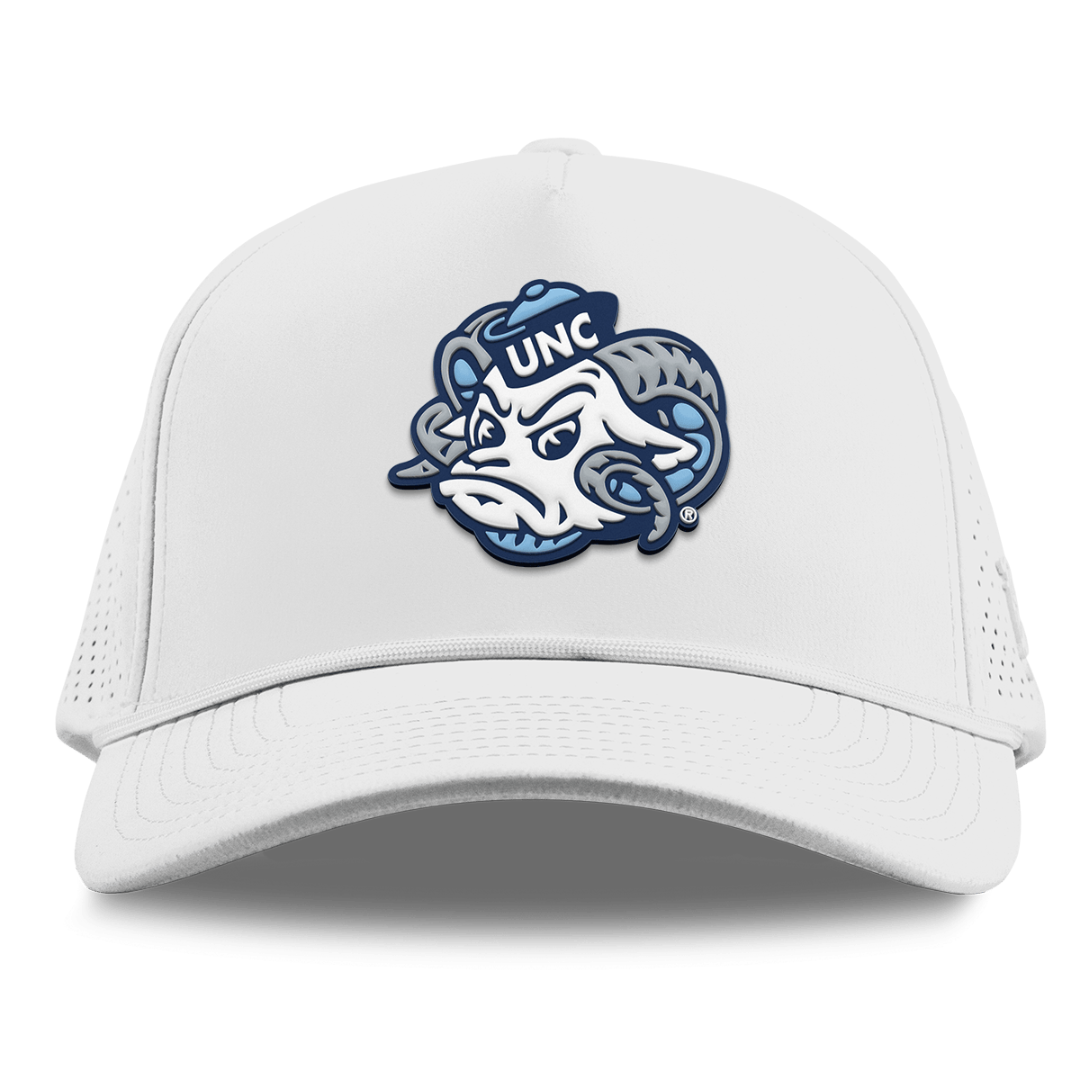 University of North Carolina "UNC Rameses" Curved Elite XGen™ 5 Panel Rope White