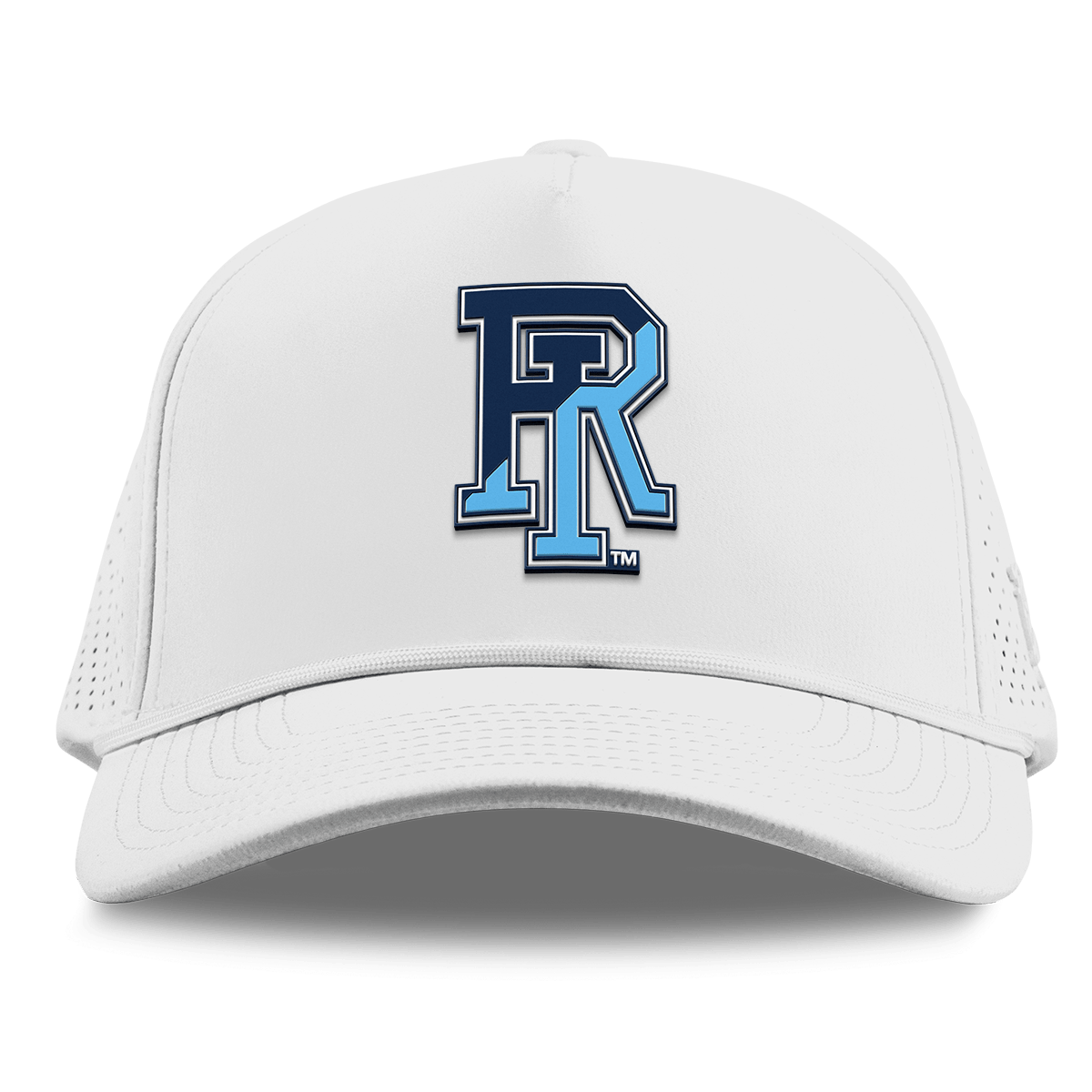 University of Rhode Island "URI Team Logo" Curved Elite XGen™ 5 Panel Rope White