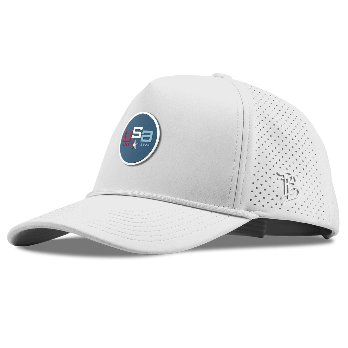 USA 250 Curved Elite XGen™ 5 Panel Rope White