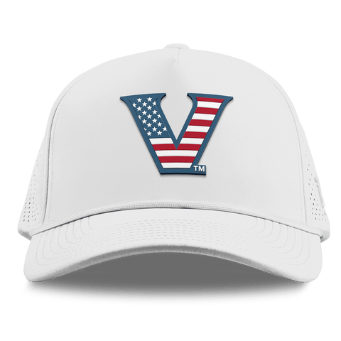 Vanderbilt University "Vanderbilt Stars & Stripes" Curved Elite XGen™ 5 Panel Rope White