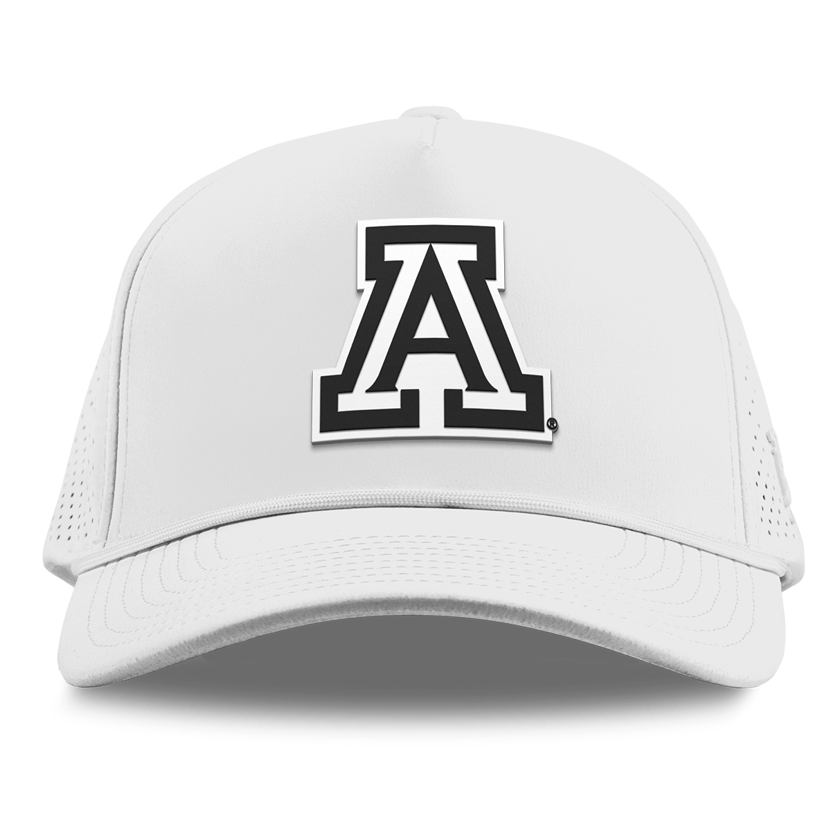 University of Arizona "Vintage Arizona Block" Curved Elite XGen™ 5 Panel Rope White