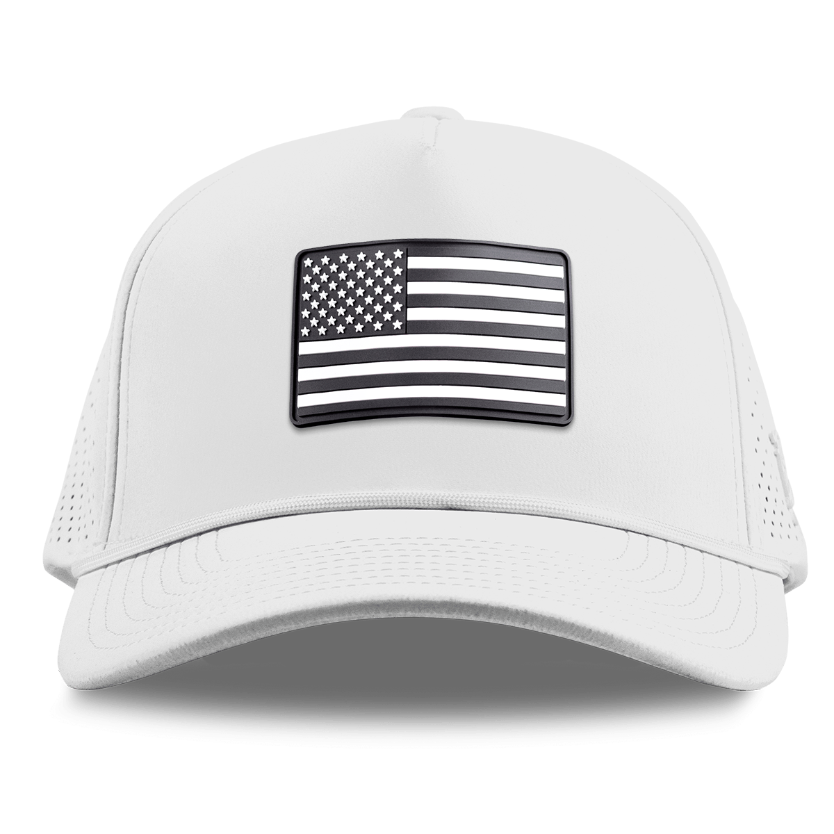 Vintage Old Glory Curved Elite XGen™ 5 Panel Rope White