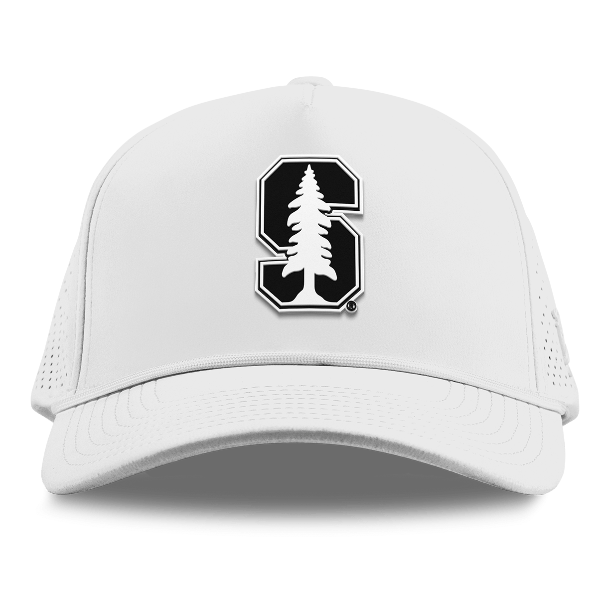 Stanford University "Vintage Stanford Team Logo" Curved Elite XGen™ 5 Panel Rope White