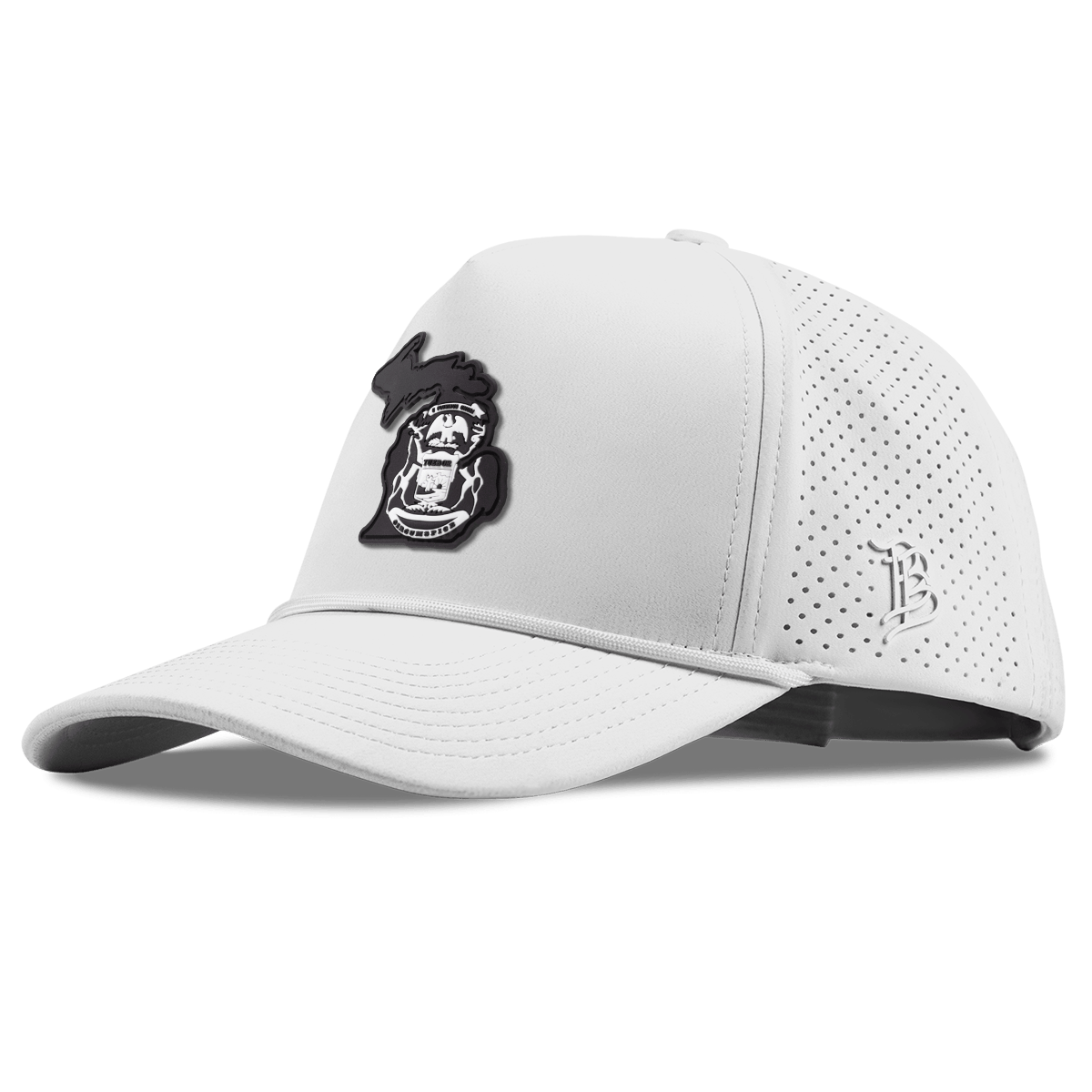 Michigan Vintage Curved Elite XGen™ 5 Panel Rope White