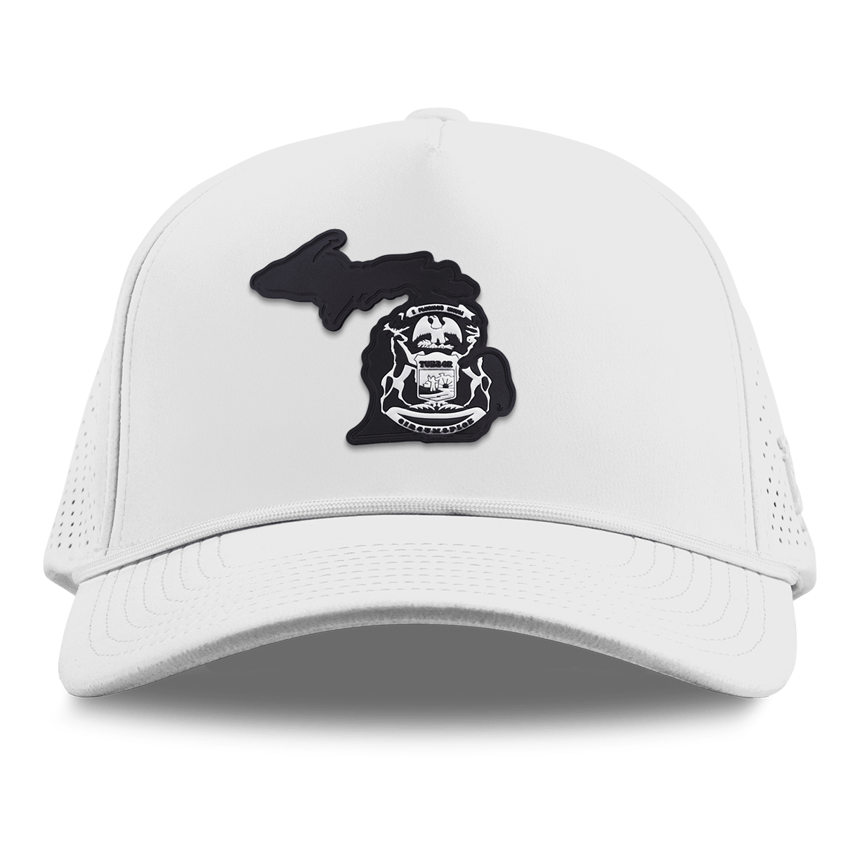 Michigan Vintage Curved Elite XGen™ 5 Panel Rope White