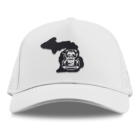 Michigan Vintage Curved Elite XGen™ 5 Panel Rope White