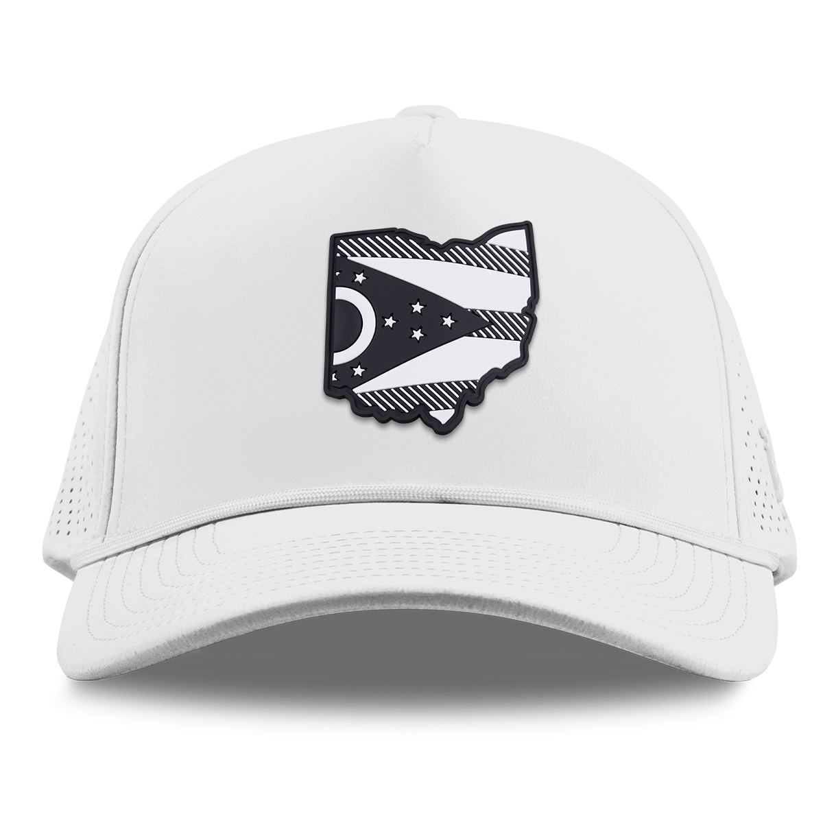 Ohio Vintage Curved Elite XGen™ 5 Panel Rope White