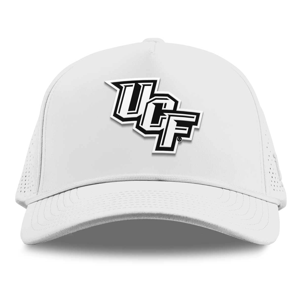 University of Central Florida "UCF Vintage Team Logo" Curved Elite XGen™ 5 Panel Rope White