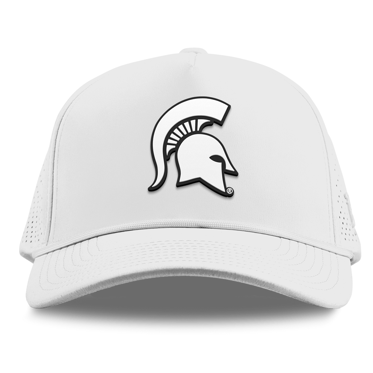 Michigan State University "Vintage MSU Team Logo" Curved Elite XGen™ 5 Panel Rope White