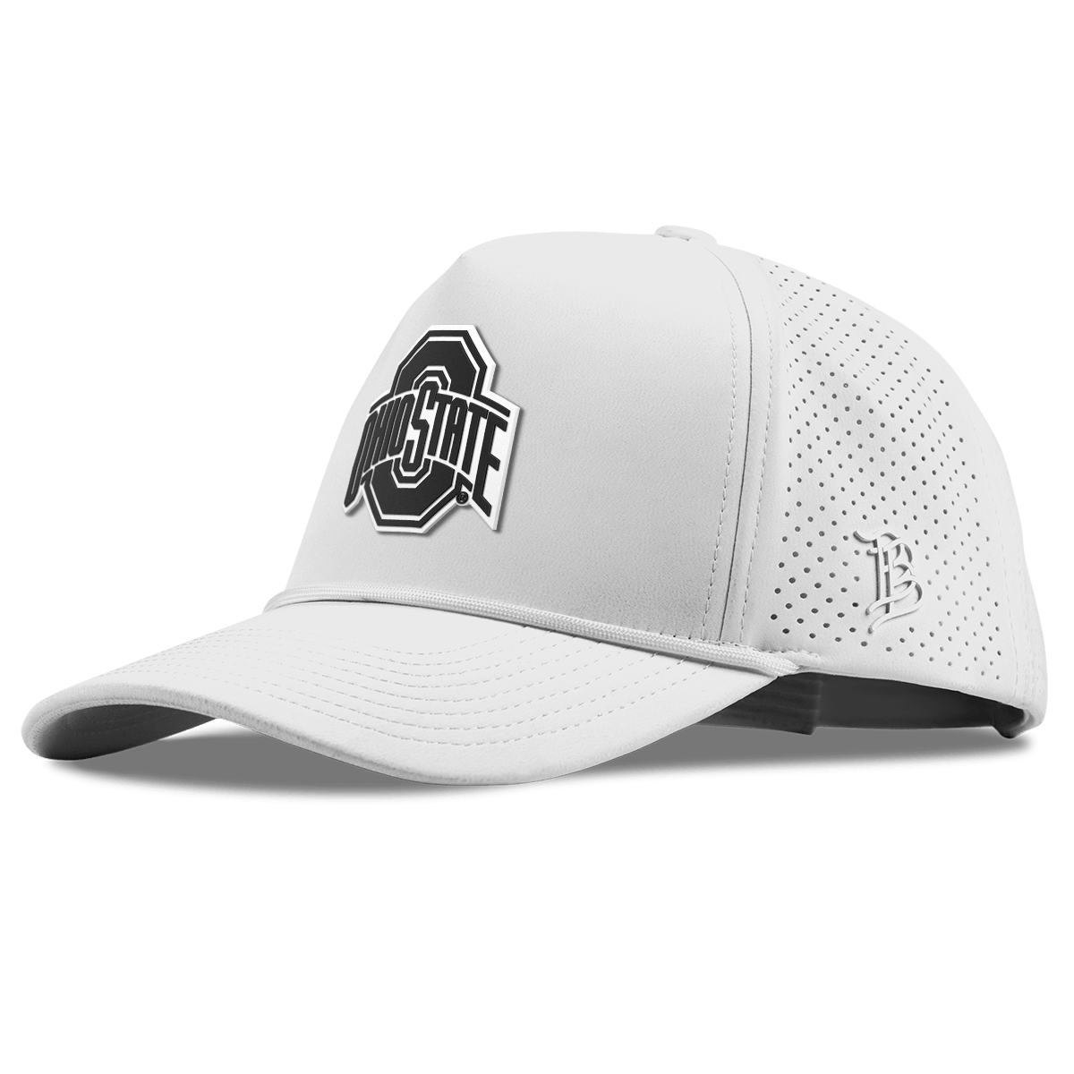 Ohio State University "Vintage Ohio State" Curved Elite XGen™ 5 Panel Rope White