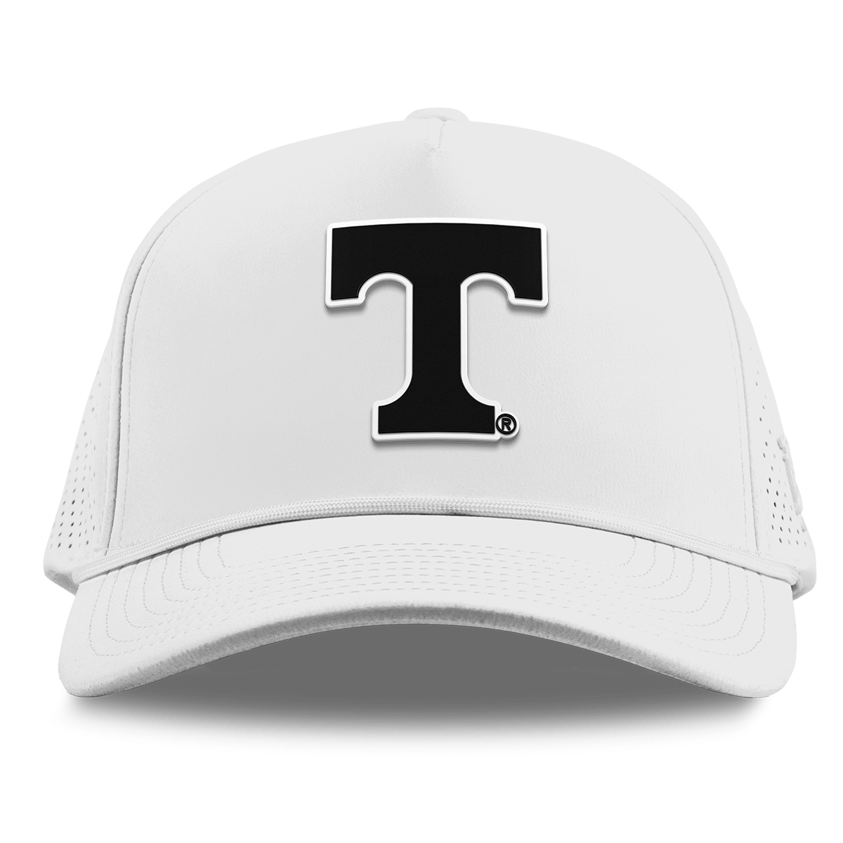 University of Tennessee "Vintage Tennessee Block" Curved Elite XGen™ 5 Panel Rope White