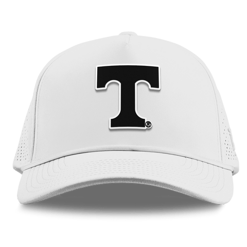 University of Tennessee "Vintage Tennessee Block" Curved Elite XGen™ 5 Panel Rope White