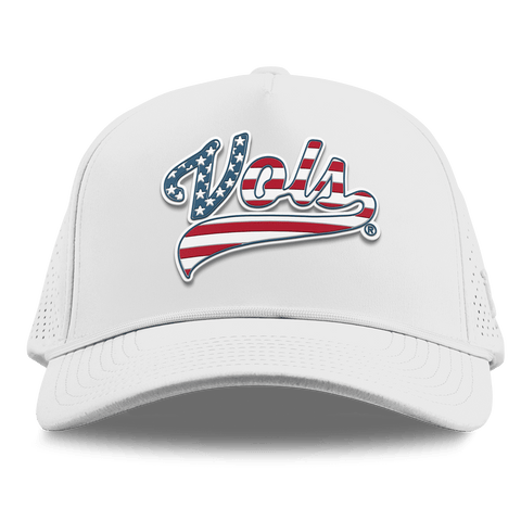 University of Tennessee "Vols Stars & Stripes" Curved Elite XGen™ 5 Panel Rope White